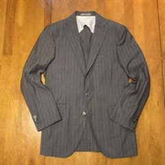 極美品 ボリオリ Hampton テーラードジャケット 44 グレー 段返り3B 極美品 ボリオリ Hampton テーラードジャケット 44 グレー 段返り3B