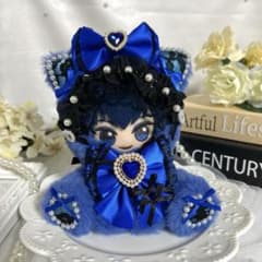 訳あり＊おすわりぬい服 着ぐるみ 青 ねこ耳 ちびぐるみ等【C11