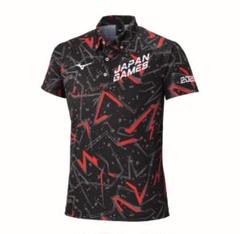 新品★ミズノ2025国スポ限定ポロシャツ限定デザイン国民スポーツ大会国体2XL 2024国スポ限定Tシャツ|32JAD477|ミズノトレーニング