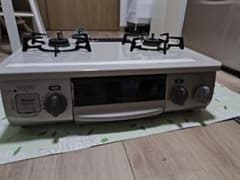 LPガスコンロ RT33NJH 2バーナー2017年製 - メルカリ