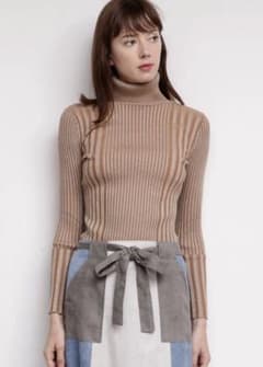 TONAL ラメリブタートルニットのサムネイル