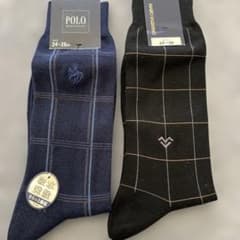 新品未使用POLO MARIO VALENTINO メンズソックス 2足セットのサムネイル