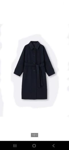GU ネイビー ロングコート XXLのサムネイル