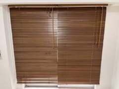 木製ブラインド　カーテンレール設置のサムネイル