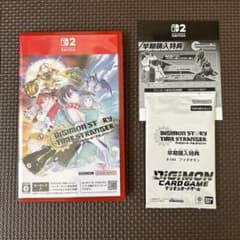 デジモンストーリータイムストレンジャー　Switch2　早期購入特典カード未開封のサムネイル