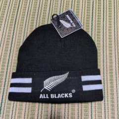 ALL BLACKS ニット帽 ブラック ラグビーのサムネイル