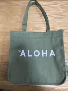 HALEIWA HAPPY MARKET トートバッグ カーキ色のサムネイル