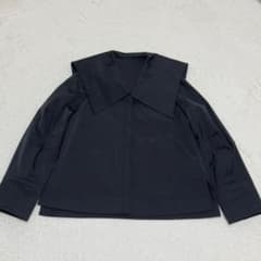 24年】MACHATT マチャット セーラーカラー ビッグカラー ブラウス 黒