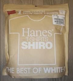 Hanes ヘインズ SHIRO Tシャツ Lサイズ 白 HM1-X201のサムネイル