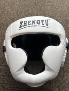 ZHENGTU ボクシング ヘッドギア ホワイトMサイズ - メルカリ