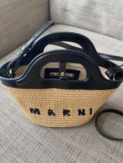 袋タグ付属☆マルニ　カゴバックミニのサムネイル