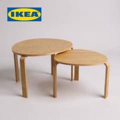 希少•美品】IKEA スヴァルスタ SVALSTA ネストテーブル 2点セット