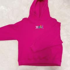 xgirl フード付きパーカー 130cm ピンクのサムネイル