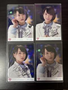 野口衣織 直筆サイン 生写真コンプ+1枚のサムネイル