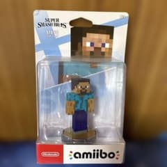k*o様 未開封 amiibo スティーブ (大乱闘スマッシュブラザーズシリーズのサムネイル