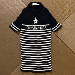 美品】CHRISTIAN DIOR 半袖 ニット ボーダー スター - メルカリ