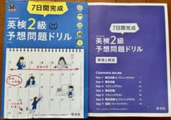 7日間完成英検2級予想問題ドリル : 文部科学省後援のサムネイル