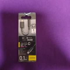 ELECOM　イヤホン・ヘッドホン用　USB Type-C 変換ケーブルのサムネイル