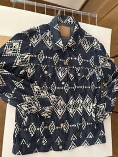 未使用に近い❤️SOPHNET、ソフネット、ネイティブ柄コットンデニム 