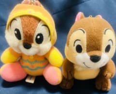 디즈니 칩 데일 봉제인형 마스코트 2개 세트☆