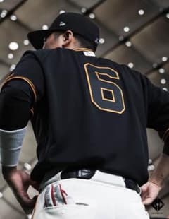 読売巨人 2026ジャイアンツ坂本勇人選手レプリカユニホーム ブラック L