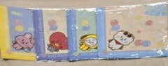 BT21 Merry Land 난자타운 경품 반다나 손수건 4장