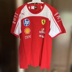 新品タグ付き　PUMAフェラーリ　F1チームシャツ　Lサイズのサムネイル
