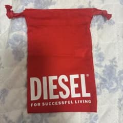 DIESEL 巾着袋 レッドのサムネイル