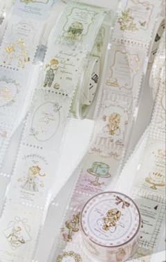 ❃〚224〛 コラージュ素材 切手風マステ 切り売り 海外製 ❃ - メルカリ