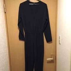 H＆M オールインワン 長袖 黒のサムネイル