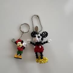 ビーズミッキー ストラップ・ミニー キーホルダー - メルカリ
