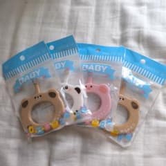 赤ちゃん用動物歯ブラシ 4つセットのサムネイル
