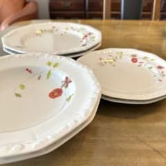 美品 超レア【ローゼンタール】12角形 花柄プレート6枚 ドイツ製