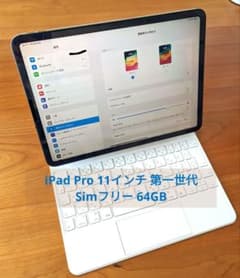 SIMフリー iPad Pro 11インチ 64GB 第1世代のサムネイル
