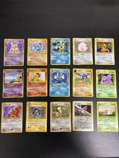 ポケモンカード 旧裏面 キラカード 15枚セットのサムネイル