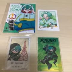 さんちゃんく！ 米将軍 ステッカー カード 4種セット