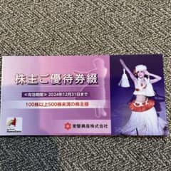 常磐興産　スパリゾートハワイアンズ　株主優待券　3名分のサムネイル