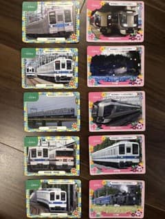 東武鉄道創立125周年記念電車カード 10枚セットのサムネイル