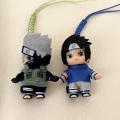 はたけカカシ うちはサスケ キューピー　ストラップ BORUTO NARUTOのサムネイル