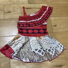 モアナ　キッズ 女の子 ワンピース水着 コスチューム風のサムネイル
