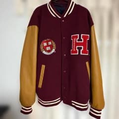 希少XL・美品】GU×ハーバード大学 スタジャン ボルドー 完売品 - メルカリ
