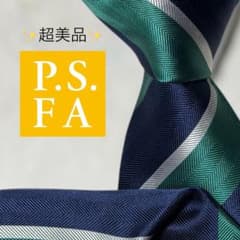 超美品】P.S.FA ストライプ 総柄 ネイビー グリーン ホワイト - メルカリ