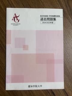 愛知学院大学 過去問題集 2024/2023年度のサムネイル