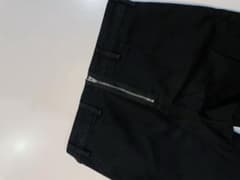 アクネステュディオス　後ろジッパーパンツ　黒　27のサムネイル