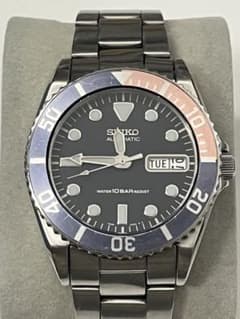 SEIKO 自動巻き時計 ペプシダイアル 7s26-0050 サファイヤガラス 
