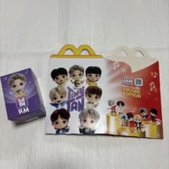 해외 한정 BTS RM 남준 TinyTAN 해피 세트 맥도날드