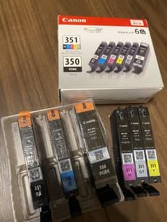 キャノン純正インク　6色セット　BCI-351+350  Canonのサムネイル