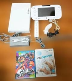 Wii U console, games, Wii Sports, Wii U Splatoon 32g