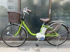 中古電動自転車 パナソニック ビビDX 26インチ ライトグリーン横浜
