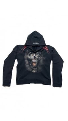 VETEMENTS AW2018 Misplaced skull hoodie